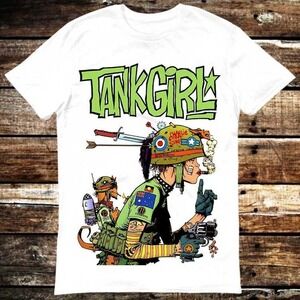 Tank Girl Meme Gift T-Shirt Feminist Retro Punk Surf Graphic Fan Gift Tee